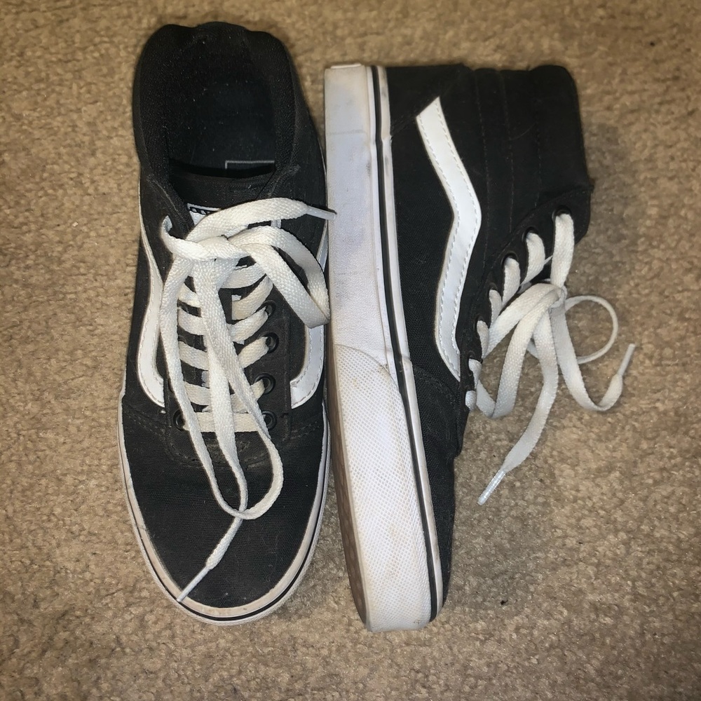 Black high top vans